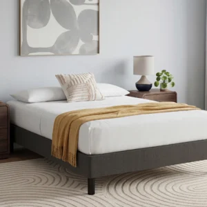 The Upholstered Foundation Bed Frame
