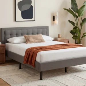 Mornington Upholstered Bed Frame with Headboard
