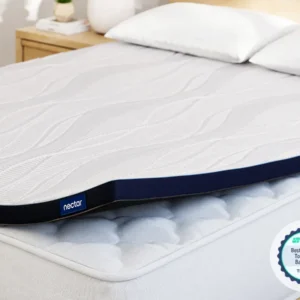 Nectar Firmer Mattress Topper with Cooling Gel Memory Foam