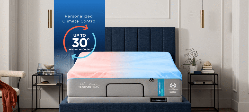 TEMPUR-ActiveBreeze smart bed temperature control