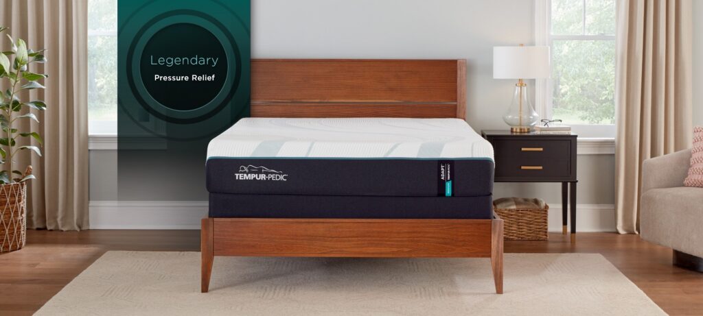 TEMPUR-Adapt Medium mattress in a styled room