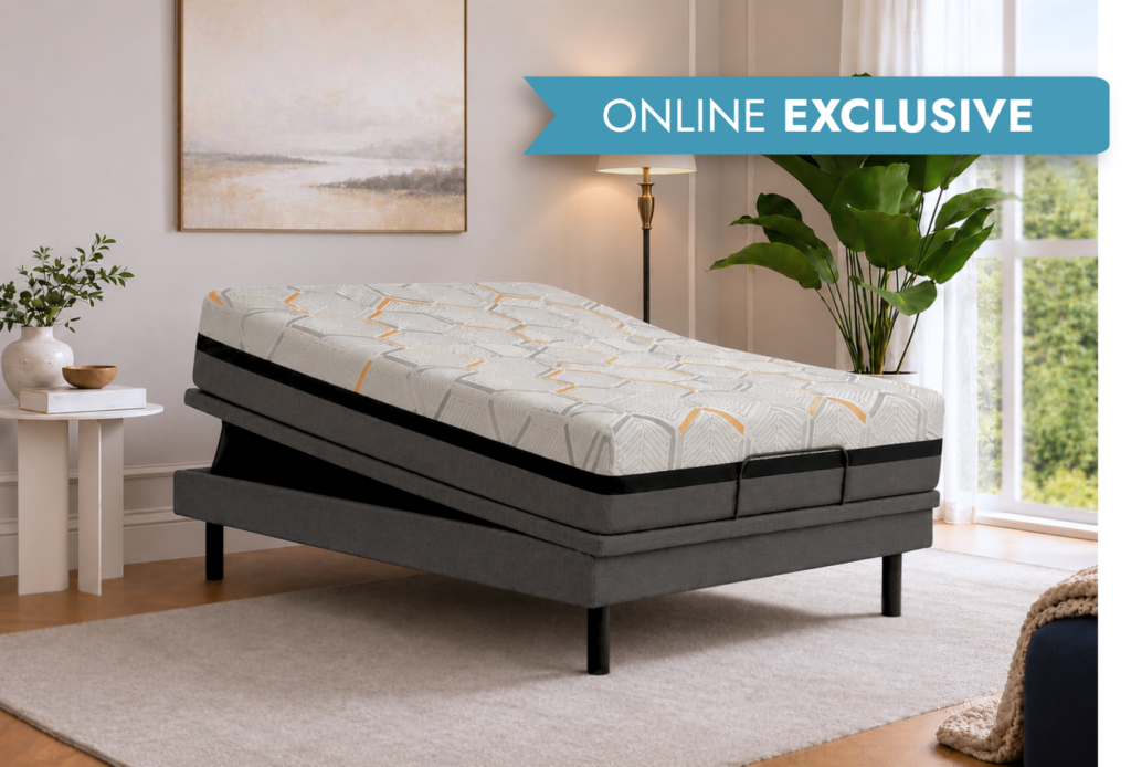 9e7ccfc382e51f409eb54118c7eda3d3b3eb045d Ascend adjustable bed and Dawn House mattress side sleeper bundle