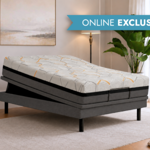 Ascend adjustable bed and Dawn House mattress side sleeper bundle