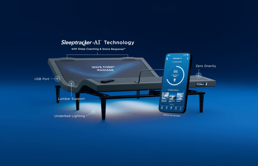 TEMPUR-Ergo ProSmart Base with Sleeptracker-AI technology