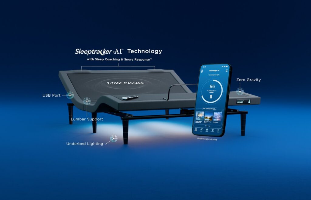 TEMPUR-Ergo Smart Base with Sleeptracker-AI technology