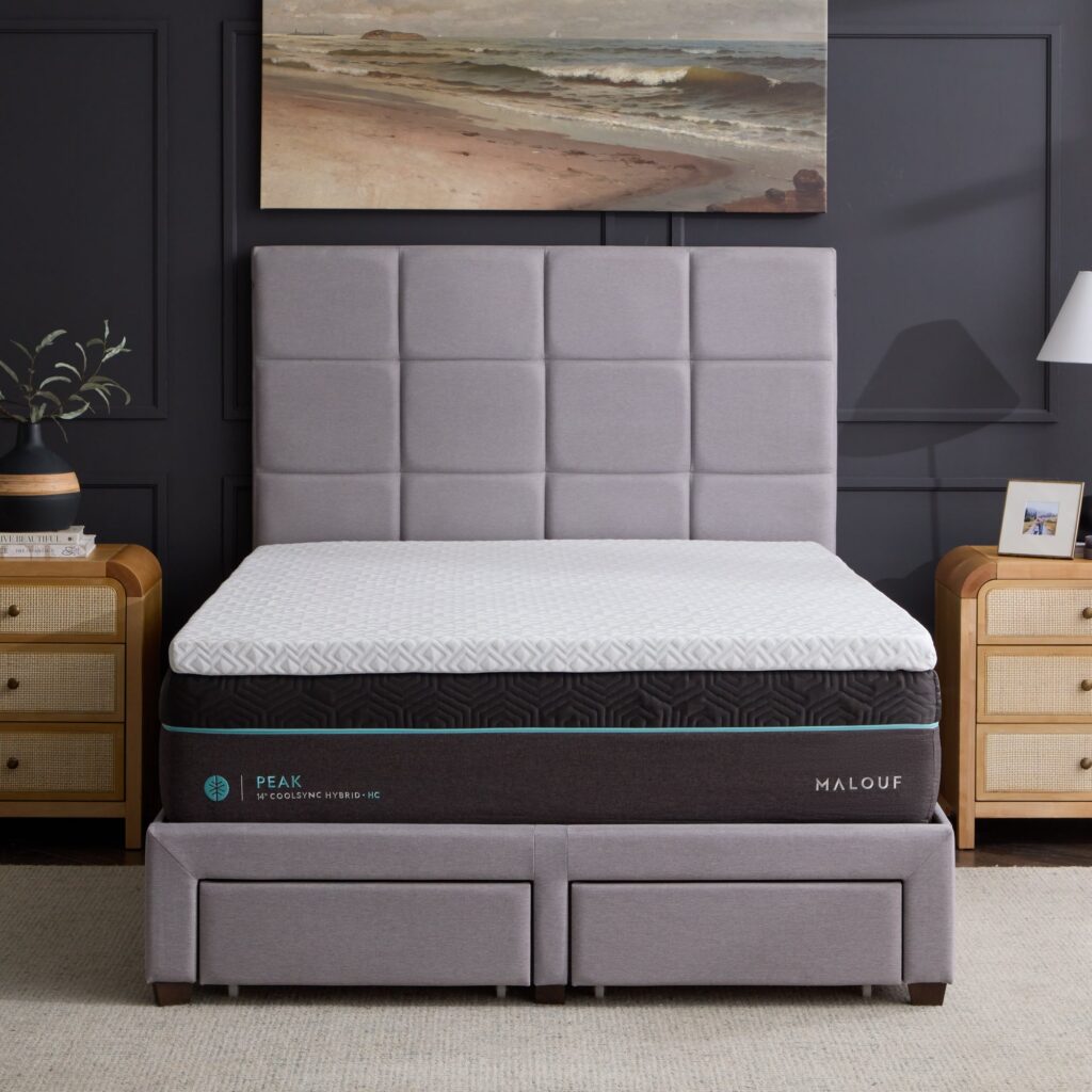 Malouf Gel Memory Foam Mattress Topper - view 1